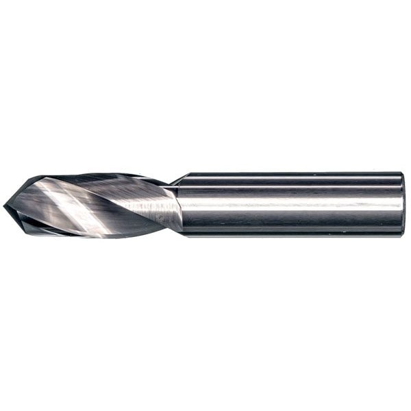 W .3860x1-1/4x.3860x3 2FL 118 Degree 4 Facet Point Stub Drill